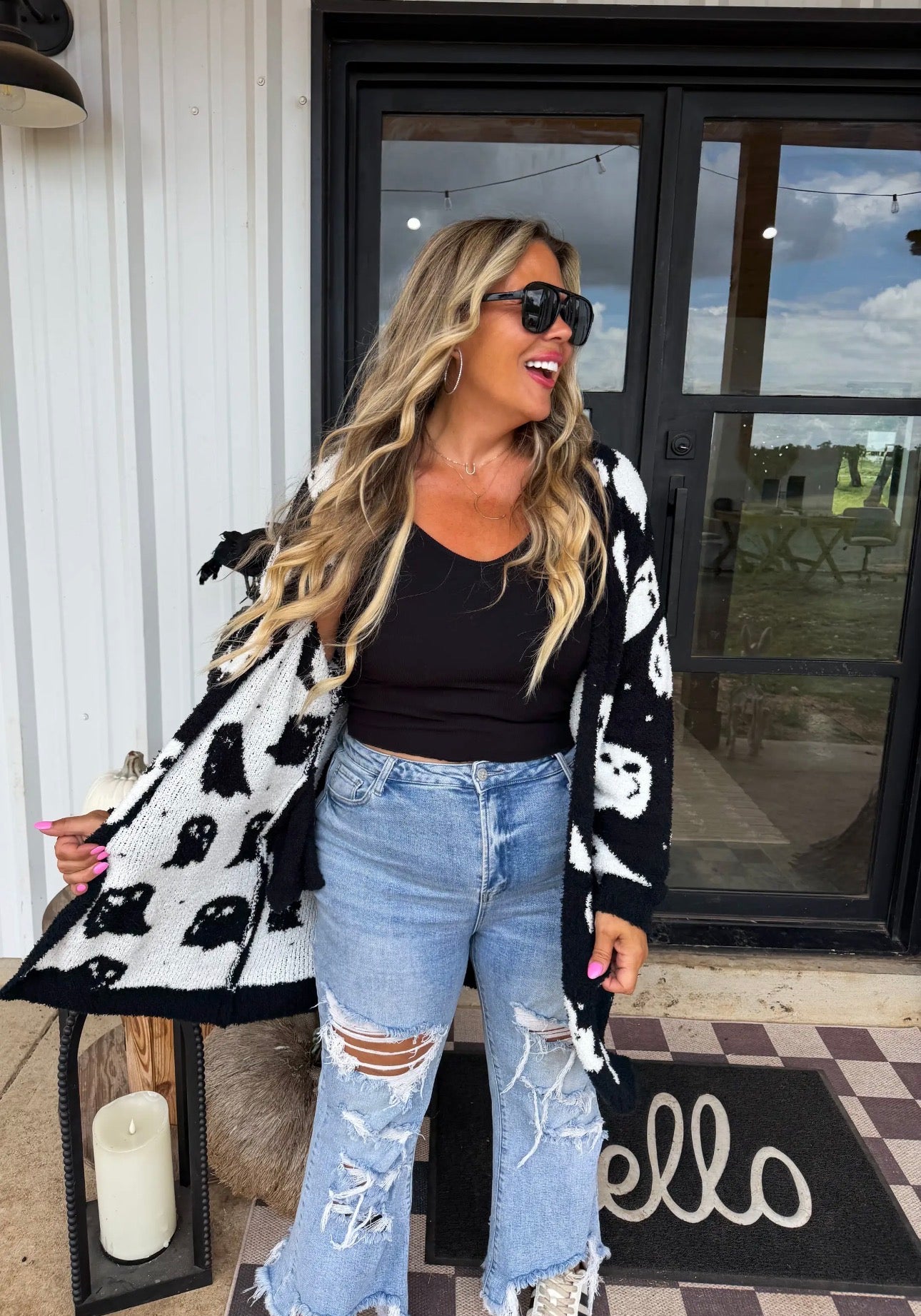 Boo Crew Reversible Cloud Cardigan